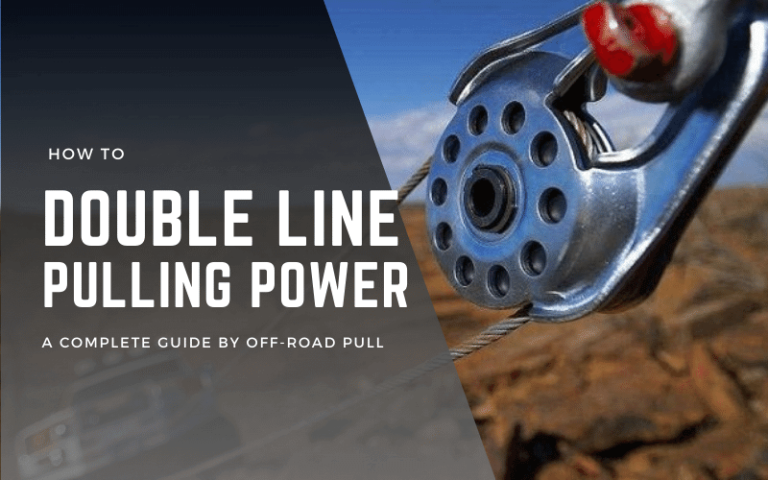 how to do a double line pull with a winch