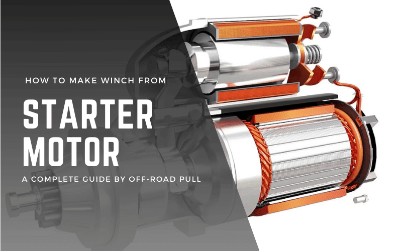 how to make a winch from a starter motor