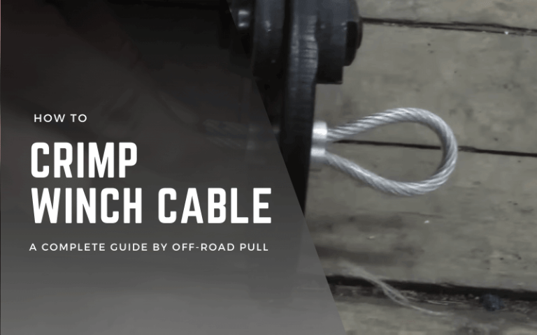 how to crimp winch cable