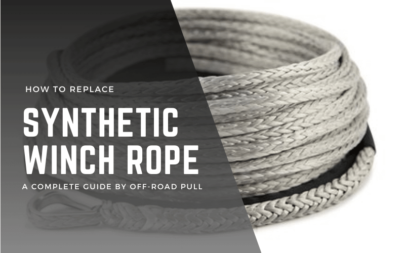 How To Replace Winch Cable With Synthetic Rope OffRoad Pull