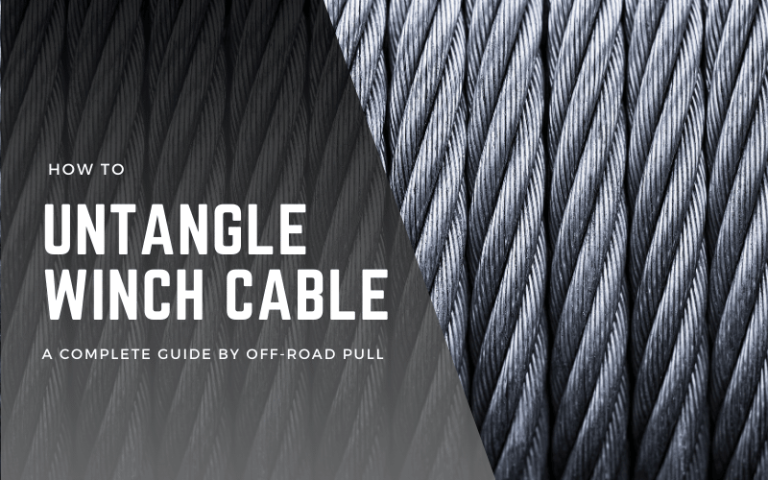 how to untangle winch cable