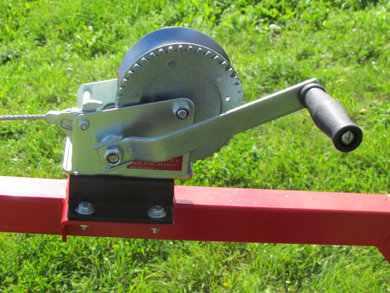 Hand Winch to a Post