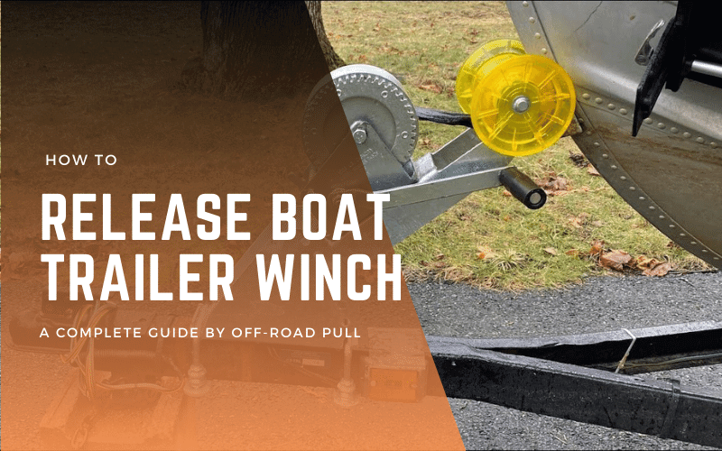 how to release a boat trailer winch