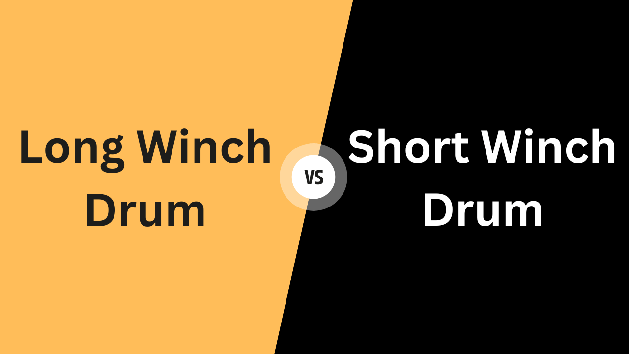 long drum vs short drum winch