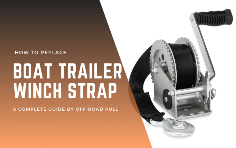 replacing boat trailer winch strap