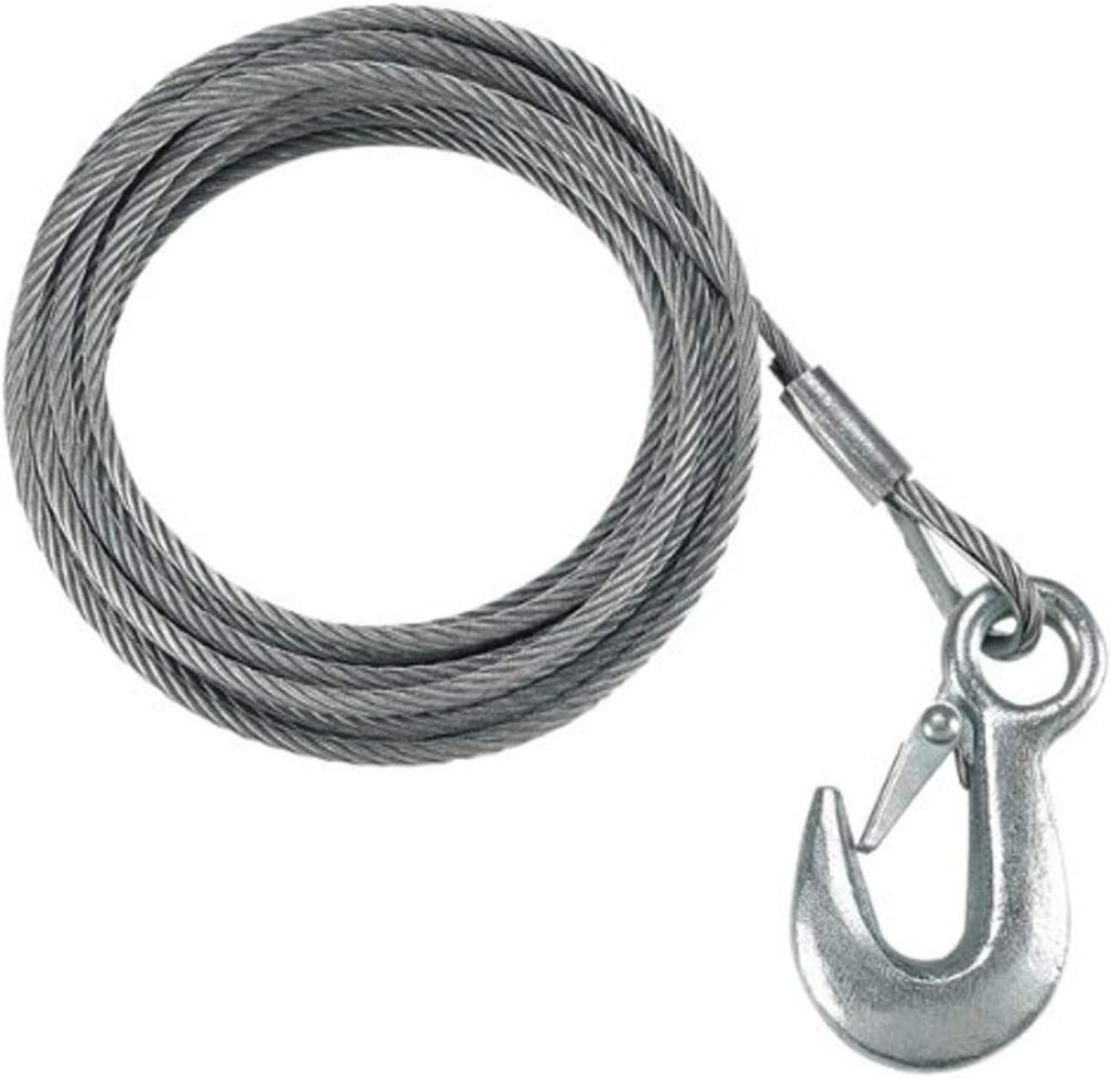 Fulton 3/16" x 25' Winch Cable with Hook