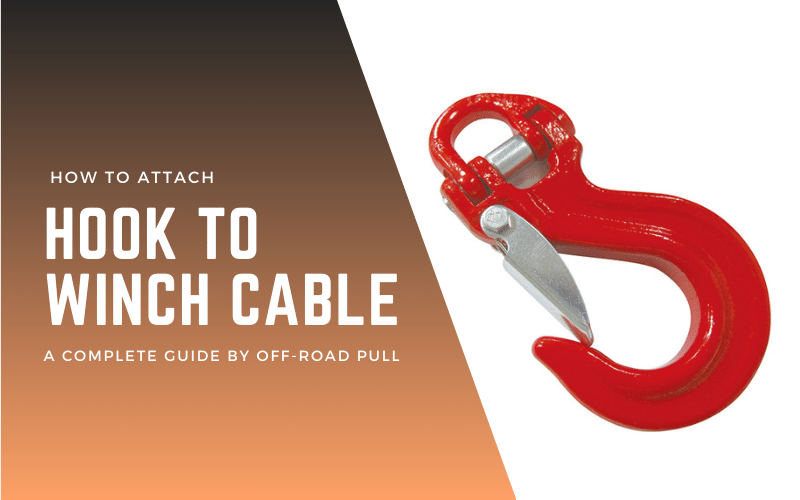 how to attach hook to winch cable