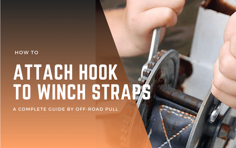 how to attach hook to winch strap