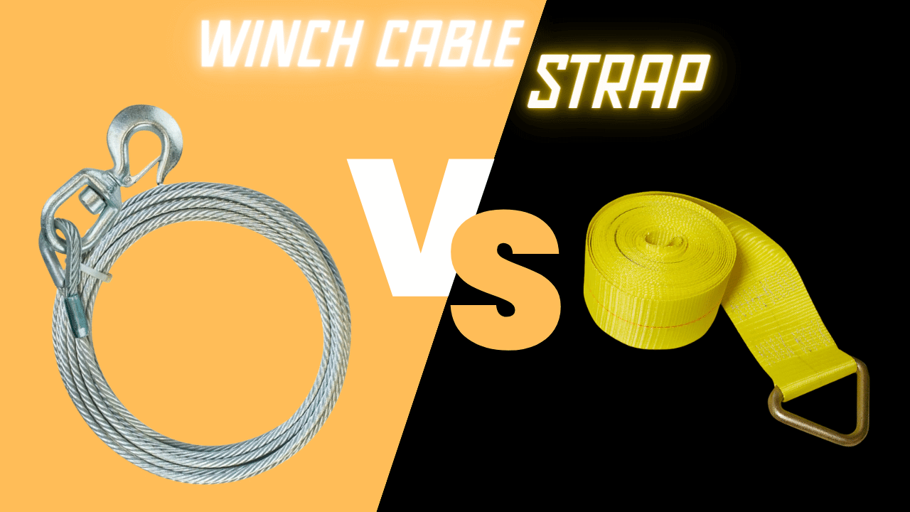 winch cable vs strap