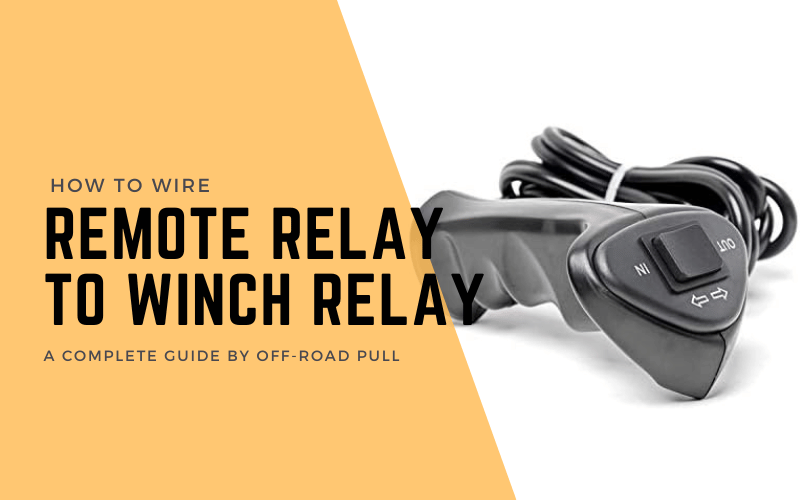 how to wire remote relay into winch relay