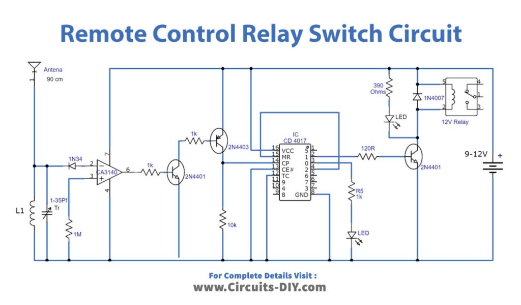 remote control relay wiring diagram