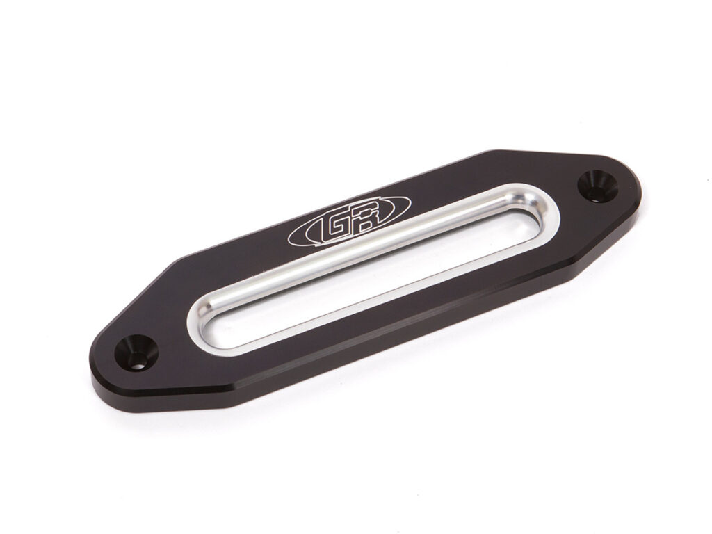 thumbnail image 2 of 6 Inch Aluminum Hawse Fairlead - Black Corrosion Resistant Winch Rope Guide For Off-Road Vehicles 2 of 9