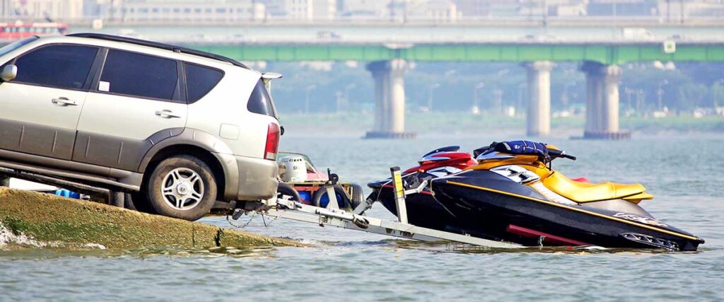 loading Jet Ski onto Your Trailer