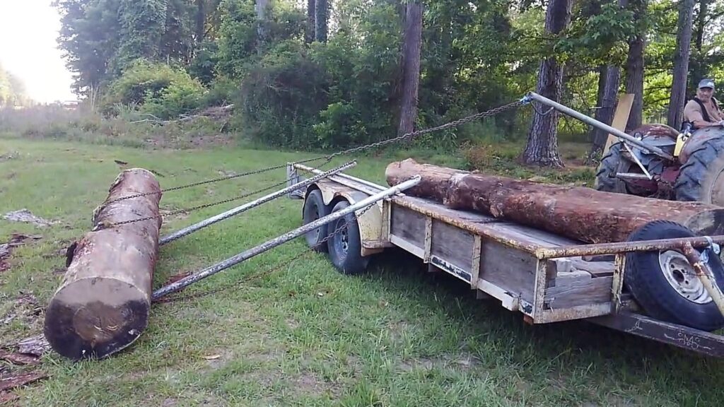 Load Logs on a Trailer