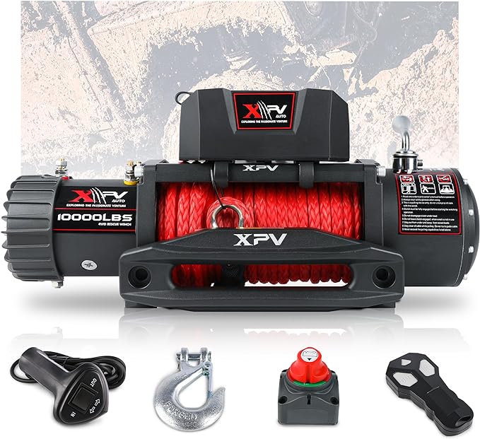 XPV Auto 10000 lbs Electric Winch