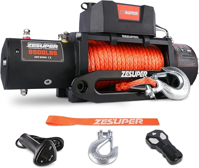 ZESUPER electric trailer winch