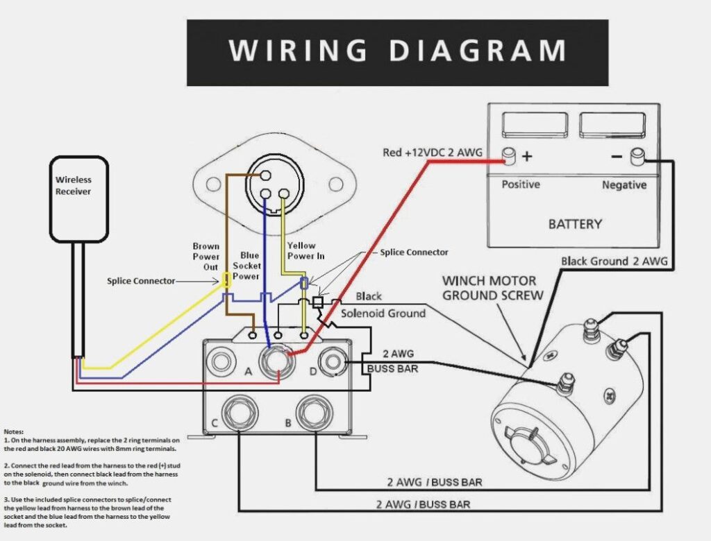 trailer winch wiring diagram