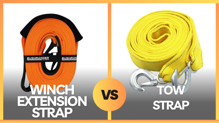 winch extension strap vs tow strap