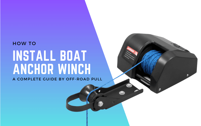 how to install boat anchor winch