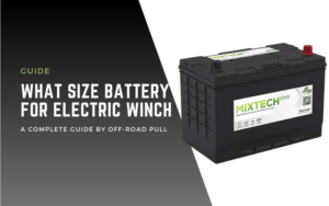 what size battery for electric winch