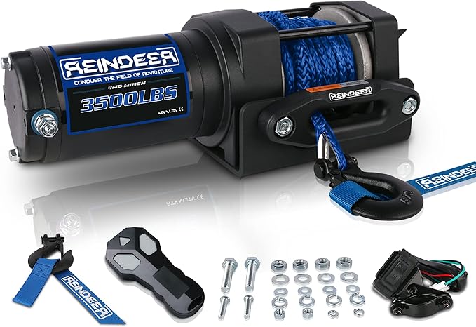 REINDEER 12V 3500 lb Winch