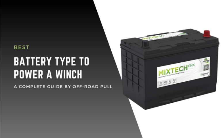 what type of battery for winch