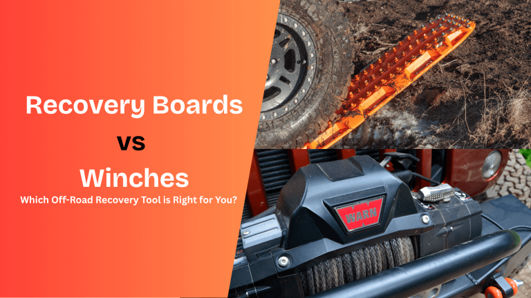 Recovery Boards vs Winches