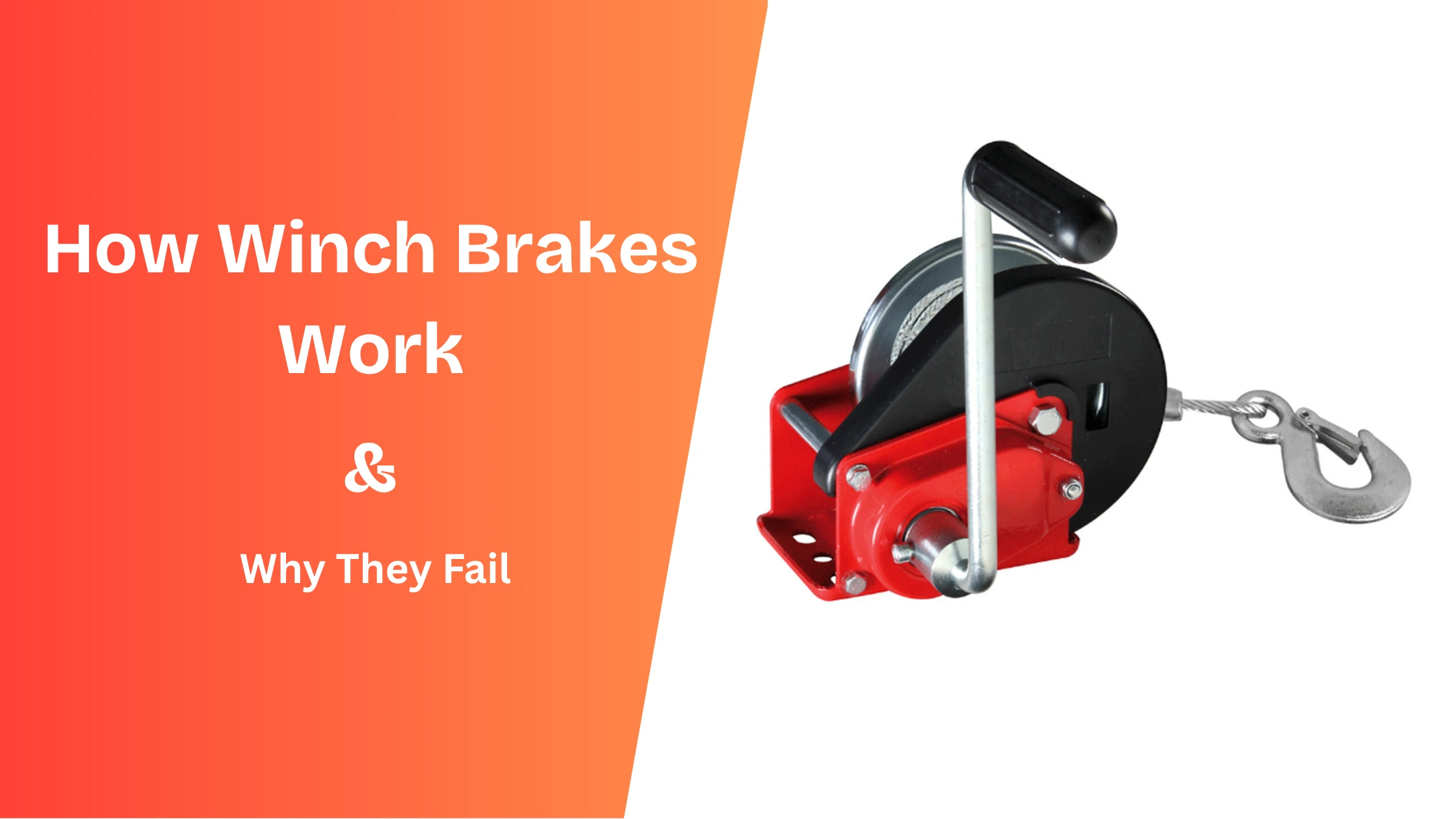 How a Winch Brake Works Key Mechanisms, Brake Types, and Common Failures Explained
