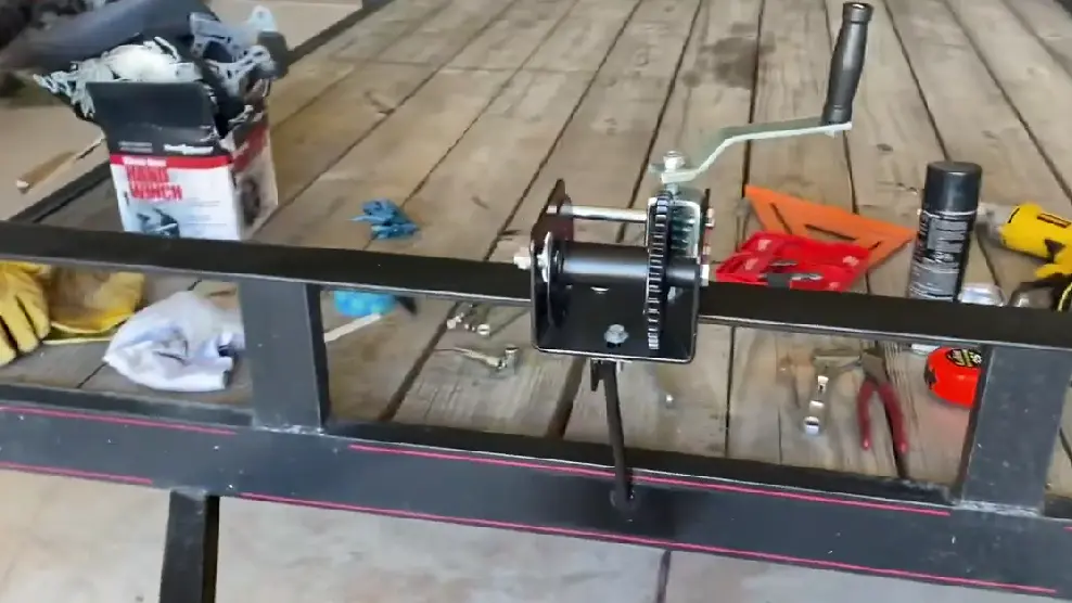 Installing a Hand Winch on a Trailer Mounting Options