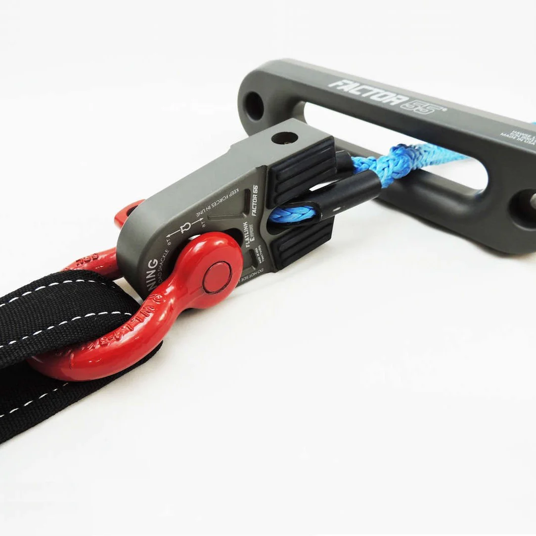 Factor 55 FlatLink (Closed System, Soft Shackle-Friendly) Winch Hook