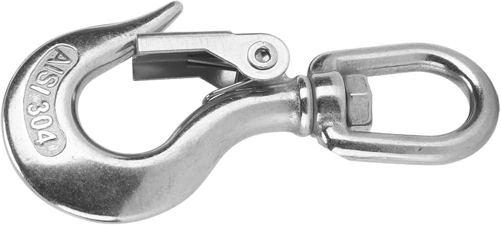 Swivel winch hook